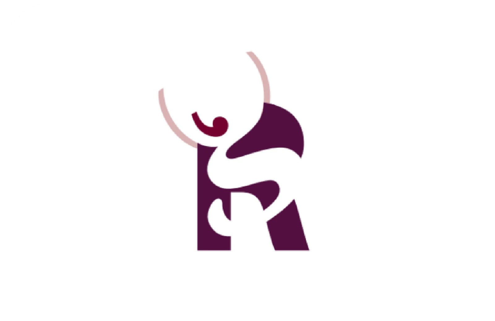 The Réglis Grisier logo: an R wrapped in a swirl of wine with a glass on top